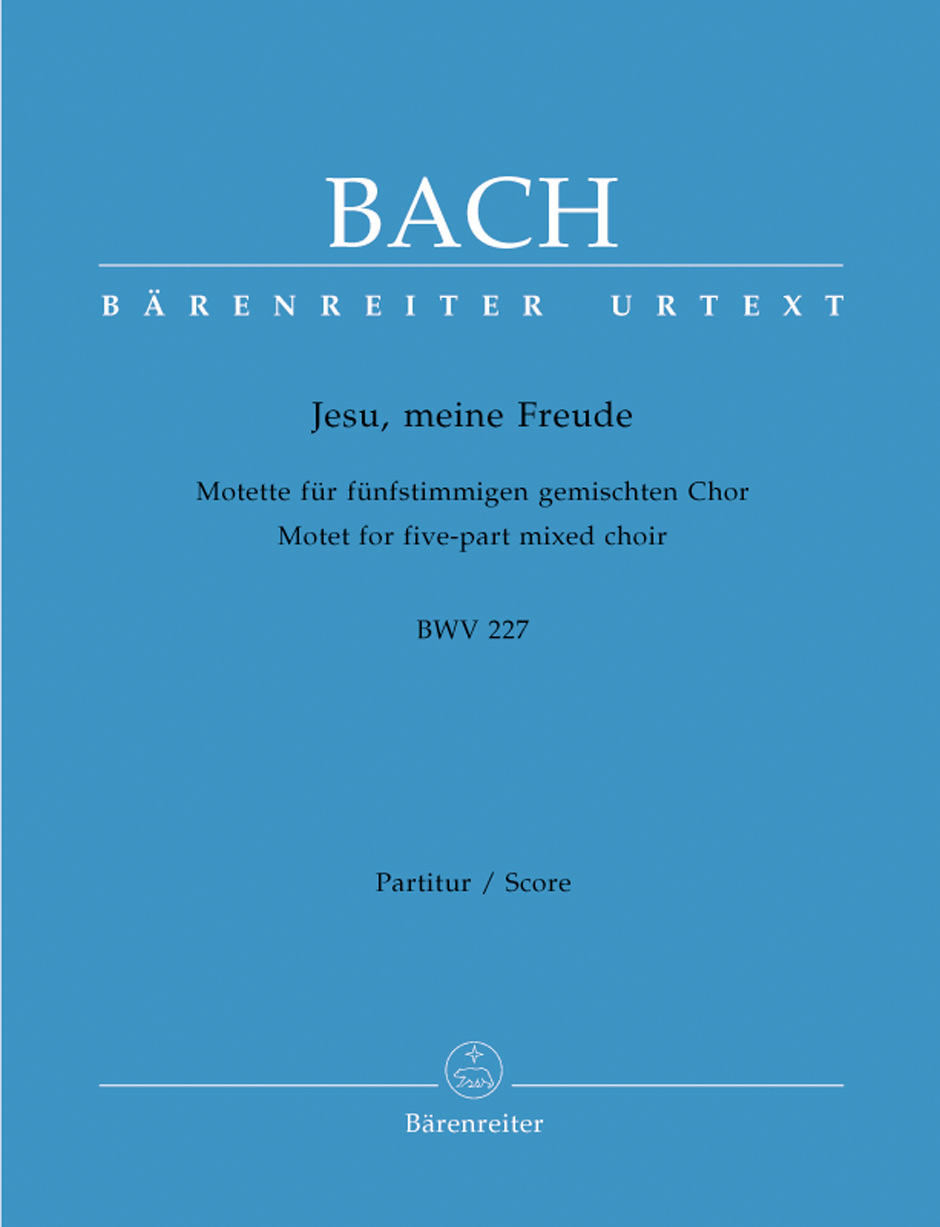 J. S. Bach - JESU, MEINE FREUDE, MOTETTE BWV 227 PARTITUR URTEXT (KONRAD AMELN)
