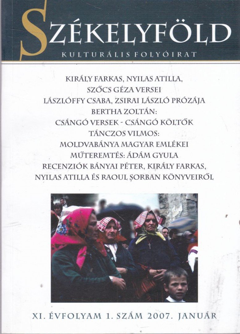 Ferenczes István - Székelyföld 2007. január 1. szám [antikvár]