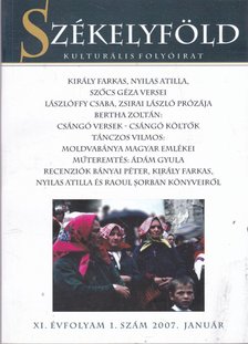 Ferenczes István - Székelyföld 2007. január 1. szám [antikvár]