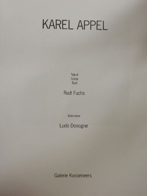 Rudi Fuchs - Karel Appel [antikvár]