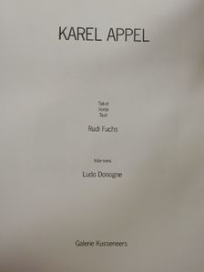 Rudi Fuchs - Karel Appel [antikvár]