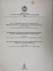 Siroki Zoltán - Egy nyírségi reliktumterület monografikus cönológiai feldolgozása [antikvár]