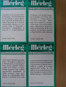 Hans-Georg Gadamer - Mérleg 1984/1-4. [antikvár]