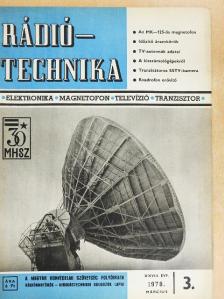 Albert Péter - Rádiótechnika 1978. március [antikvár]