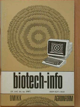 Biotech-info 1987. október [antikvár]