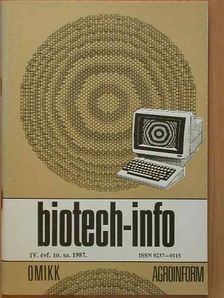 Biotech-info 1987. október [antikvár]