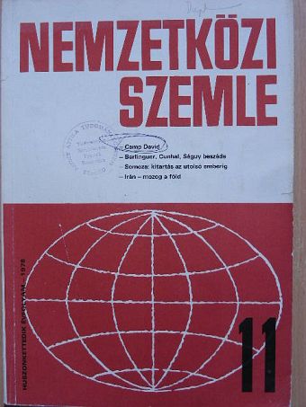 Alvaro Cunhal - Nemzetközi Szemle 1978. november [antikvár]