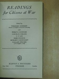 E. B. White - Readings for Citizens at War [antikvár]