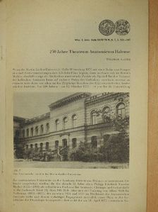 Wolfram Kaiser - 250 Jahre Theatrum Anatomicum Halense [antikvár]