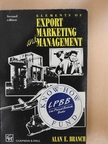 Alan E. Branch - Elements of Export Marketing and Management [antikvár]