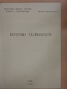 Egyetemi tájékoztató [antikvár]