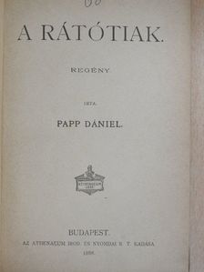 Papp Dániel - A rátótiak [antikvár]