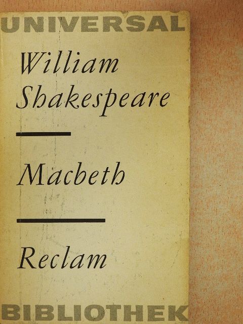 William Shakespeare - Macbeth [antikvár]