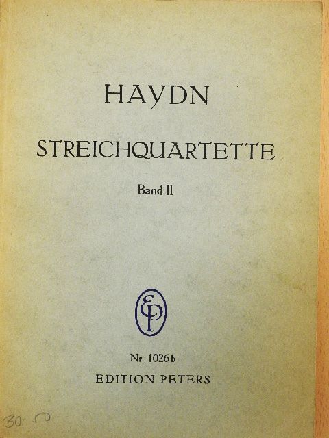 Jos. Haydn - Streichquartette II. [antikvár]