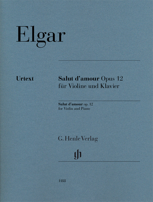 ELGAR - SALUT D'AMOUR OP.12 FÜR VIOLINE UND KLAVIER (RUPERT MARSHALL-LUCK)