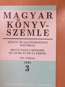 Bogoly József Ágoston - Magyar Könyvszemle 1994/3. [antikvár]