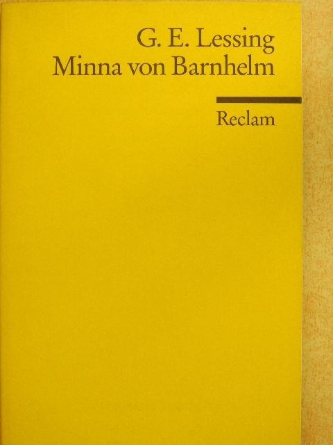 Gotthold Ephraim Lessing - Minna von Barnhelm oder das Soldatenglück [antikvár]