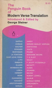 George Steiner - The Penguin Book of Modern Verse Translation (dedikált) [antikvár]