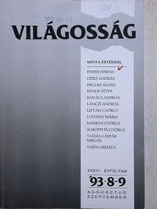 Fehér Ferenc - Világosság 1993. augusztus-szeptember [antikvár]