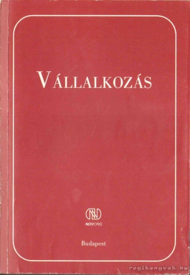 Kisné Nagy M. Zsuzsanna (szerk.) - Vállalkozás [antikvár]
