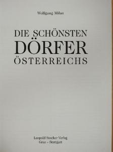 Wolfgang Milan - Die Schönsten Dörfer Österreichs [antikvár]