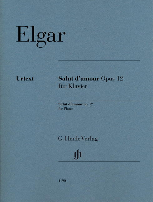 ELGAR - ALUT D'AMOUR OP.12 FÜR KLAVIER (RUPERT MARSHALL-LUCK)