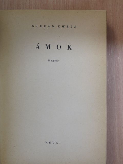 Stefan Zweig - Ámok [antikvár]