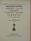 Ranolder-Intézet Évkönyve az 1939-40. iskolai évről [antikvár]