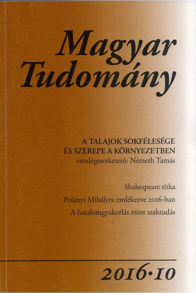 CSÁNYI VILMOS - Magyar tudomány 2016/10 [antikvár]