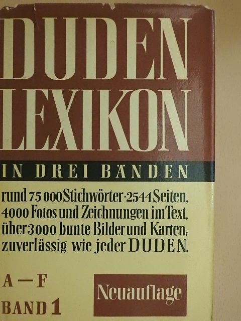 Duden-Lexikon in drei Bänden 1. (töredék) [antikvár]