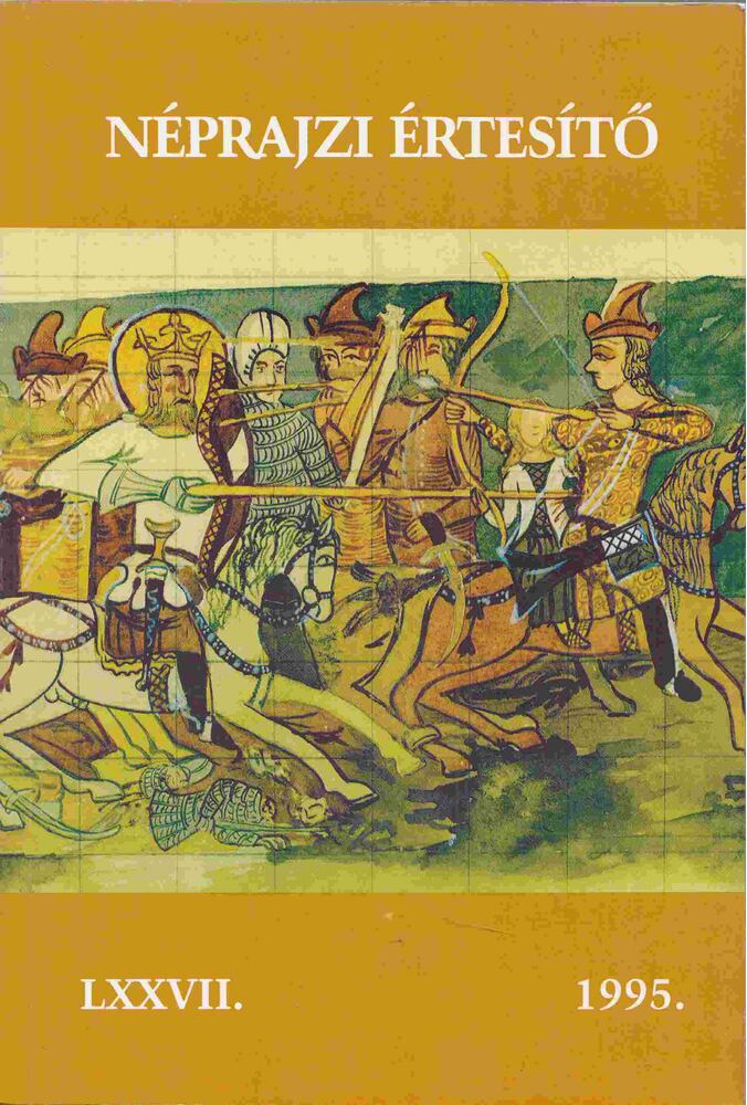 Hofer Tamás - Néprajzi értesítő 1995. [antikvár]