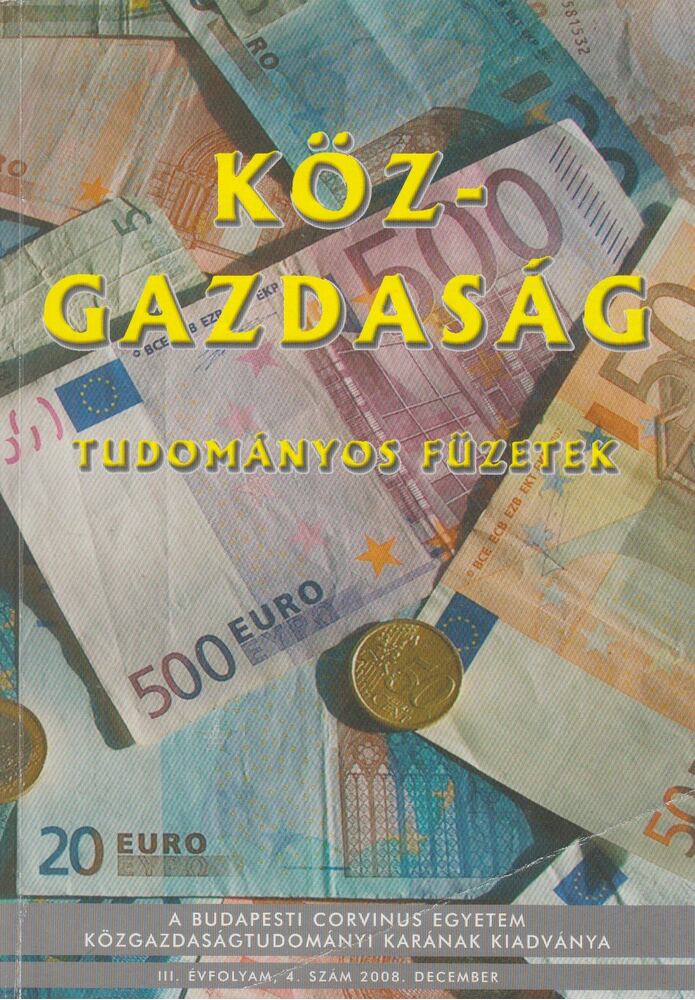 Trautmann László (szerk.) - Köz-gazdaság 2008. december [antikvár]