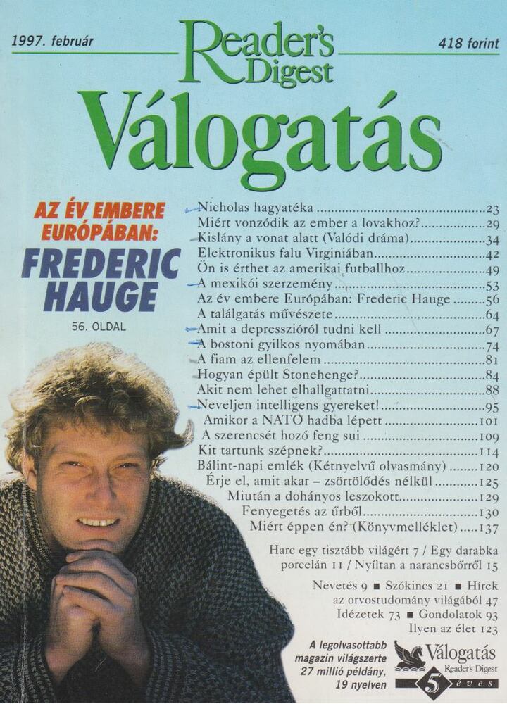 Keresztes Péter - Reader's Digest Válogatás 1997. február [antikvár]