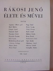 Apponyi Albert - Rákosi Jenő élete és művei [antikvár]