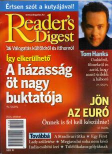 Zsámboki Péter - Reader's Digest 2001. október [antikvár]