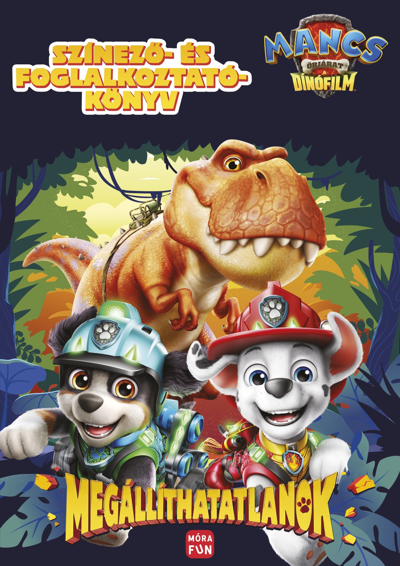 Mancs Őrjárat. The dino movie. Megállíthatatlanok - színező
