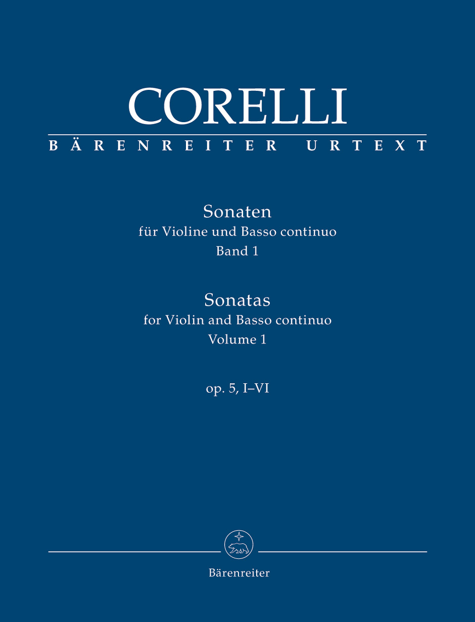 CORELLI - SONATEN FÜR VIOLINE UND BASSO CONTINUO BAND 1 OP. I-VI (CHRISTOPHER HOGWOOD - RYAN MARK)