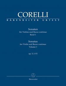 CORELLI - SONATEN FÜR VIOLINE UND BASSO CONTINUO BAND 1 OP. I-VI (CHRISTOPHER HOGWOOD - RYAN MARK)