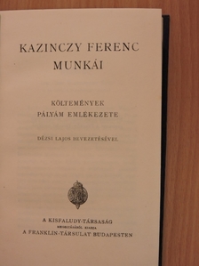 Kazinczy Ferenc - Kazinczy Ferenc munkái [antikvár]