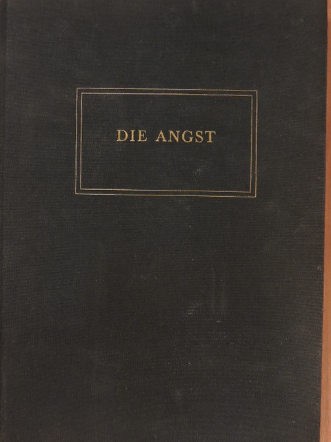 A. Jores - Die Angst [antikvár]
