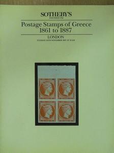 Sotheby's Postage Stamps of Greece 1861 to 1887 [antikvár]