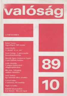 Kőrösi József - Valóság 1989/10. [antikvár]