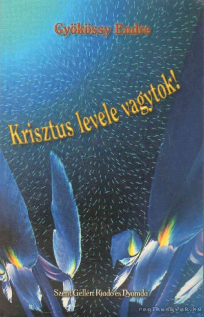 GYÖKÖSSY ENDRE - Krisztus levele vagytok! [antikvár]