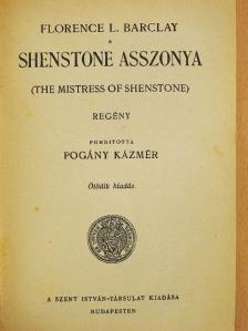 Florence L. Barclay - Shenstone asszonya [antikvár]
