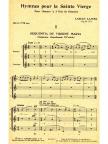 Lajtha László - SEQUENTIA DE VIRGINE MARIA POUR CHOEURS A 3 VOIX DE FEMMES