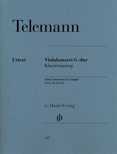 TELEMANN - VIOLAKONZERT G-DUR KLAVIERAUSZUG (PHILLIP SCHMIDT)