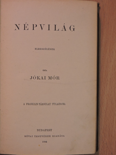 Jókai Mór - Népvilág [antikvár]