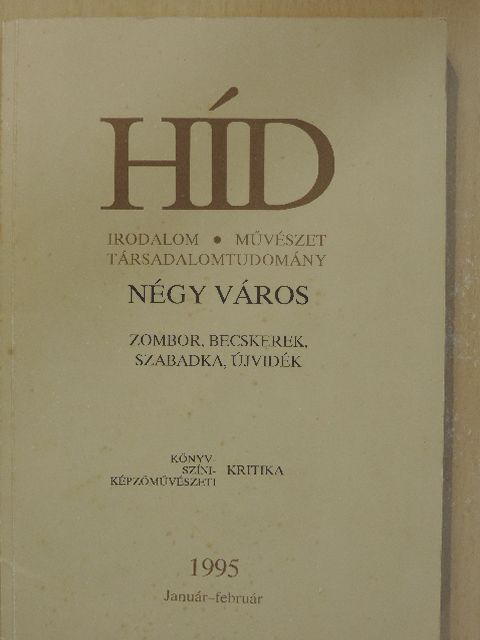 Béla Duránci - Híd 1995. január-február [antikvár]