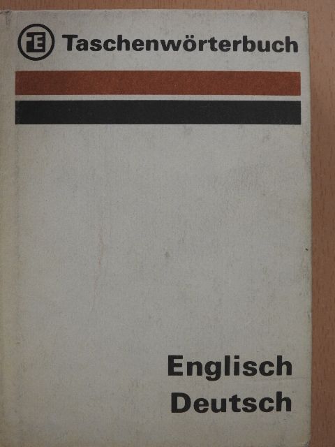 Dr. Walter Schmidt - Taschenwörterbuch Englisch-Deutsch [antikvár]