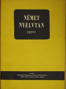 Timár József - Német nyelvtan [antikvár]